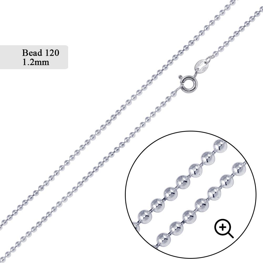 Bead 120 Chain 1.2mm - CH504