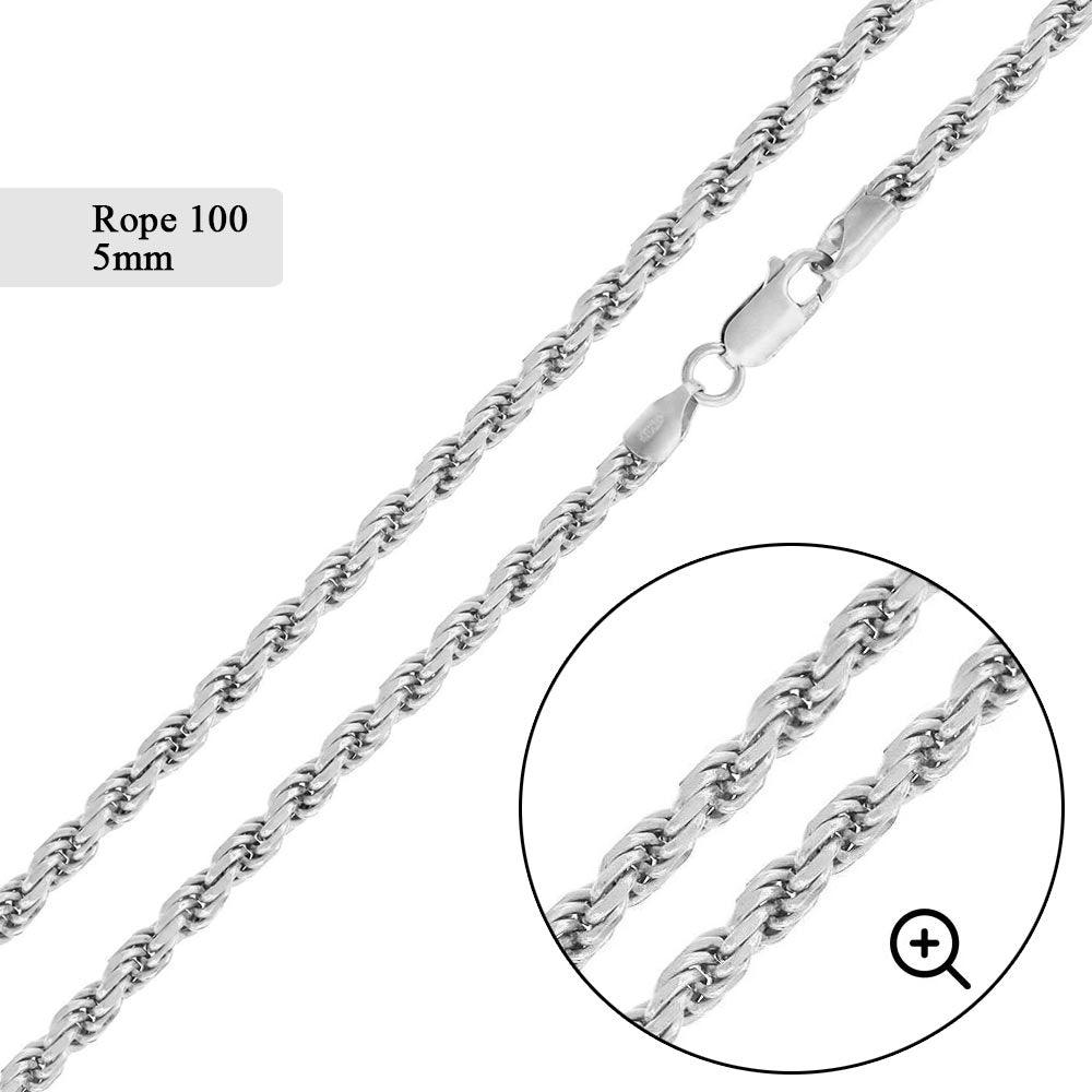 Rope 100 Chain or Bracelet 5mm - CH529