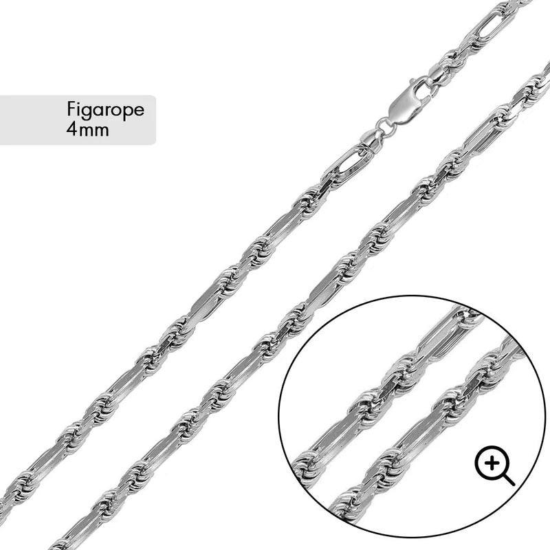 Figarope Milano Chain or Bracelet 4.0mm - CH532