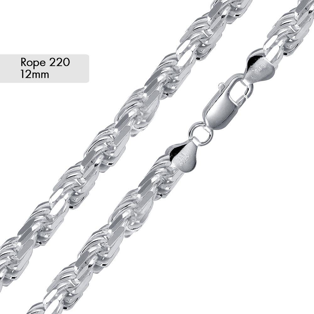 Rope Diamond Cut 220 Chain 12mm - CH548