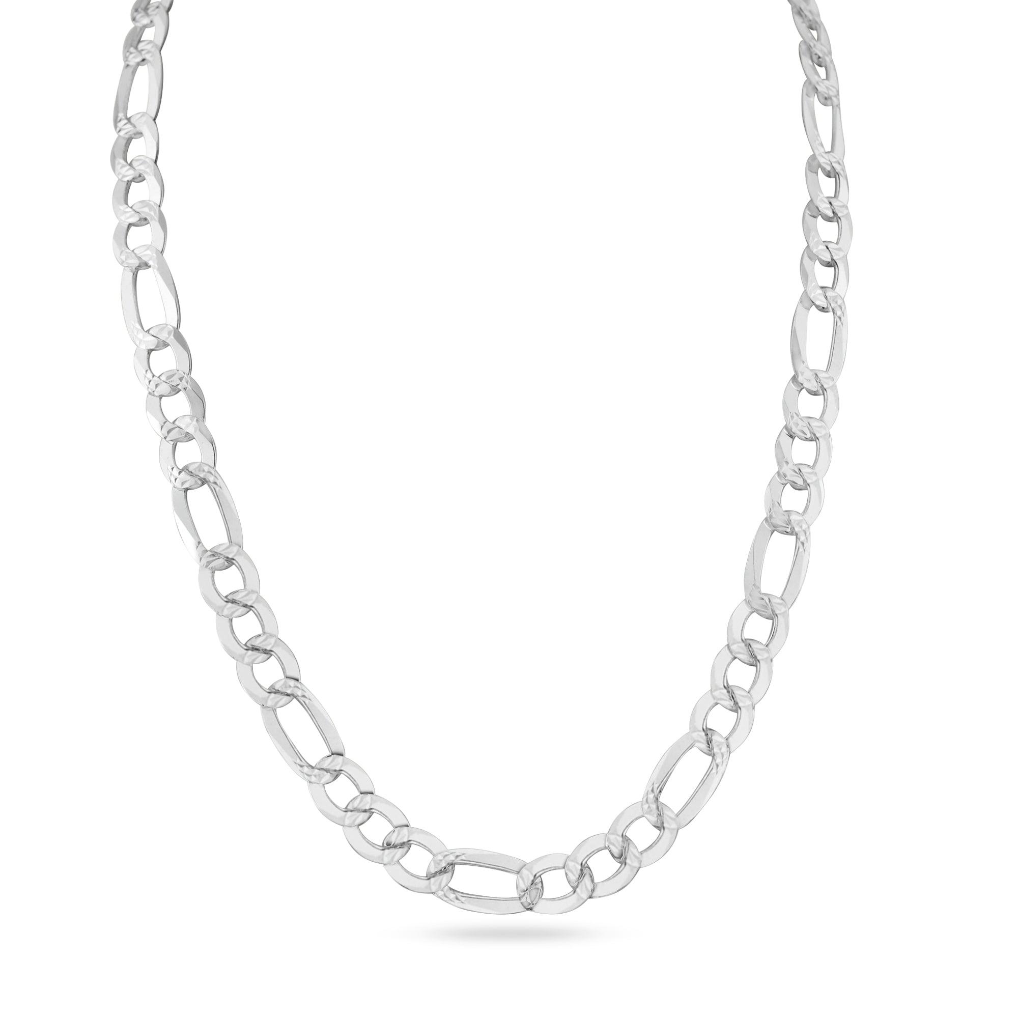 Diamond Cut Figaro 150 Bracelet and Chain 5.6mm - CH637