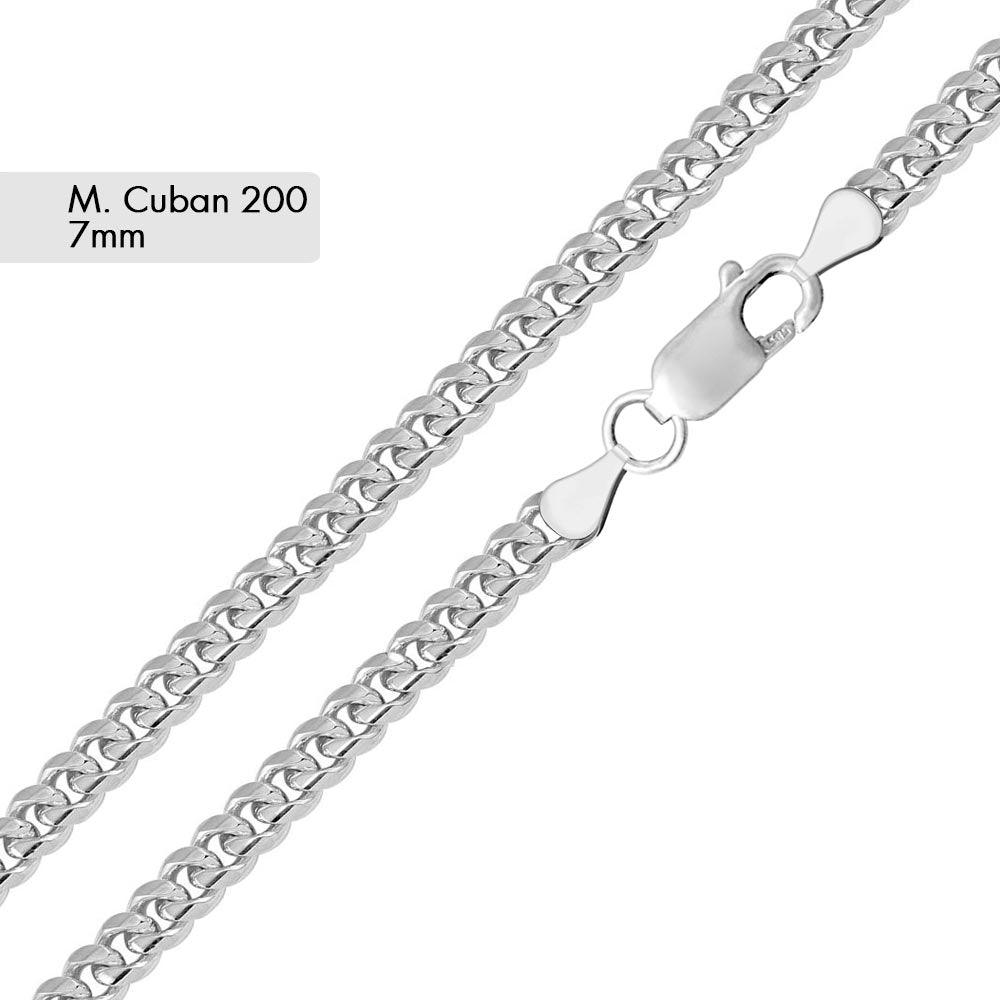 Miami Cuban 200 Chain or Bracelet 7mm - CH653