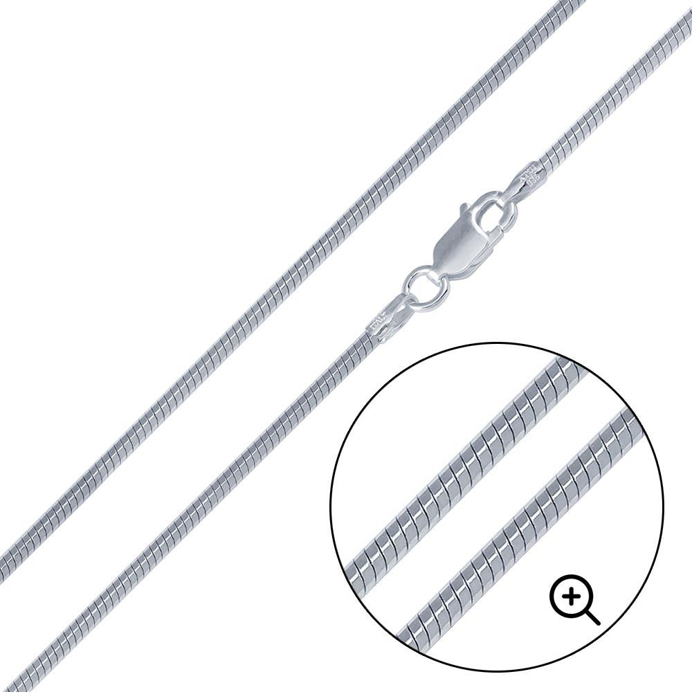 8 Sided Snake 040 Chain 1.3mm - CH726