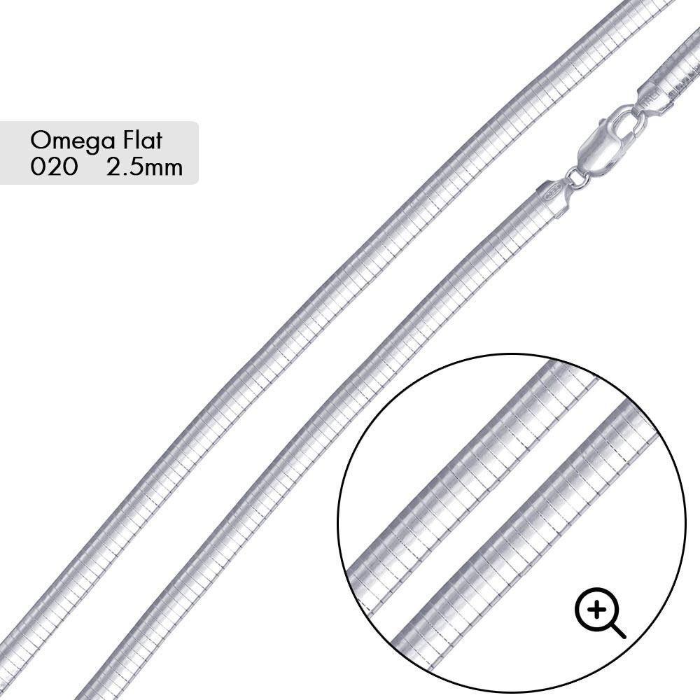 Flat Omega 020 Chain 2.5mm - CH801