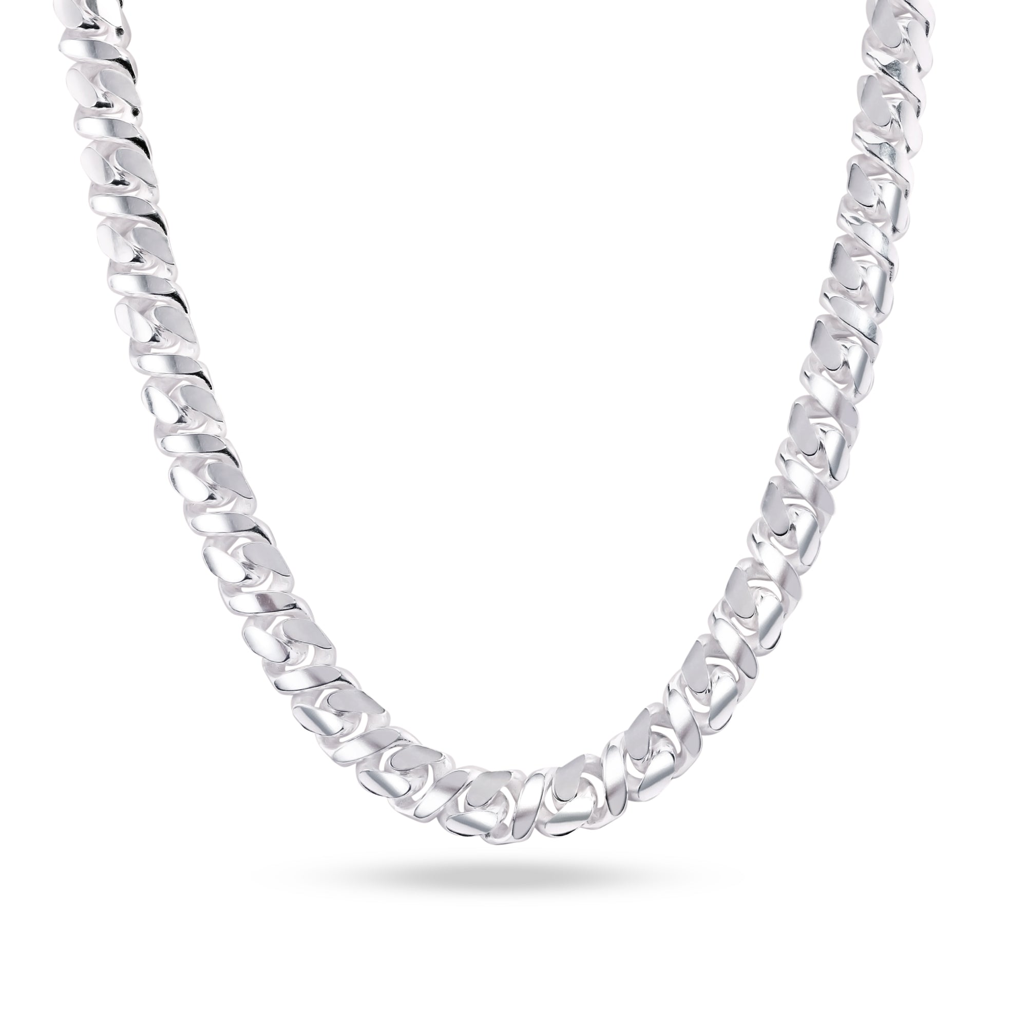 Sterling Silver Dollar Cuban Diamond Cut 220 6.8mm Chain - CH830