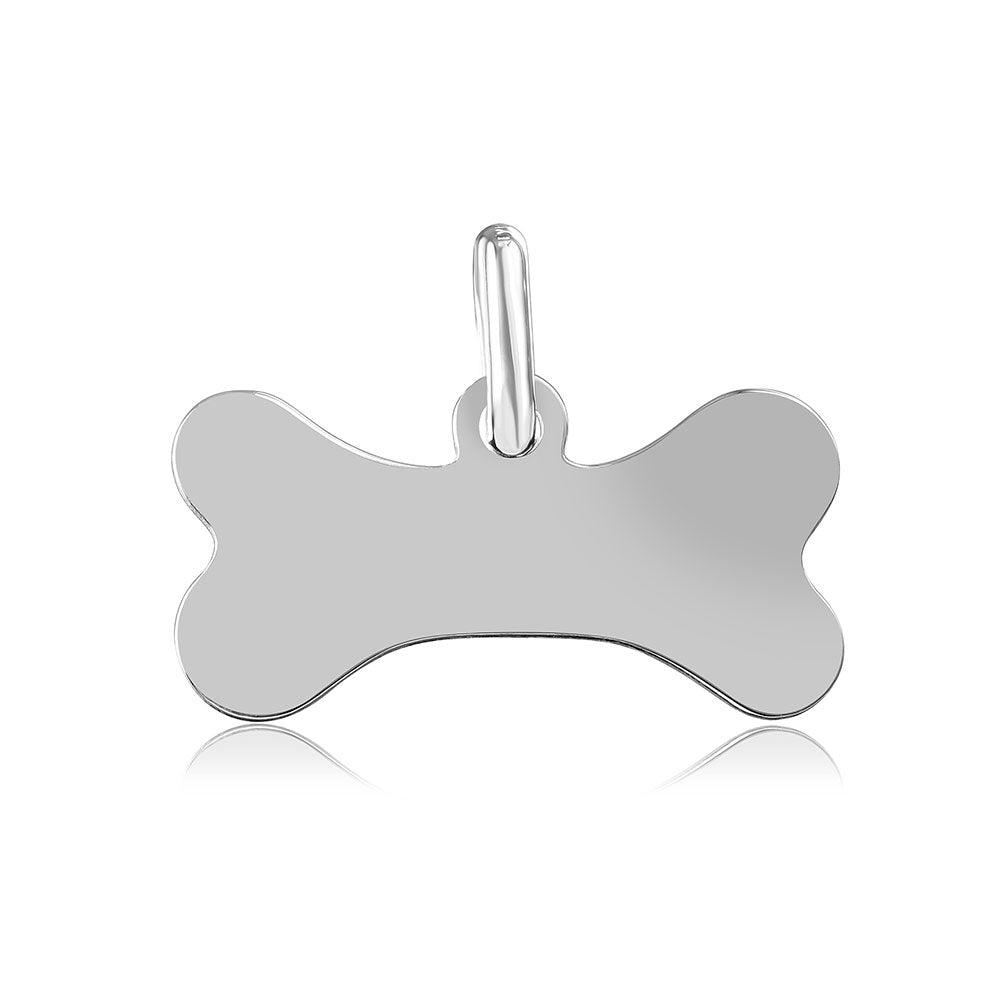 925 Silver Bone Dogtag - DOGTAG11